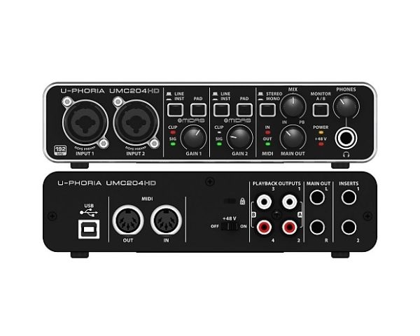 ⁦Behringer | U-Phoria UMC204HD⁩ – תמונה ⁦2⁩