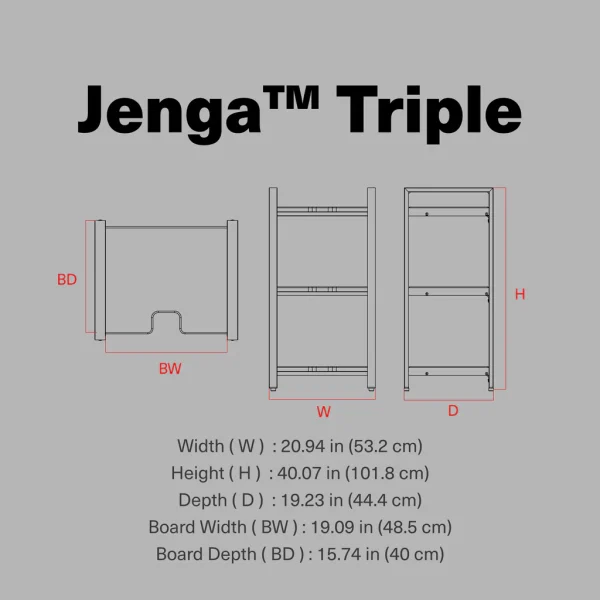 ⁦Wavebone Jenga Studio Shelf⁩ – תמונה ⁦3⁩