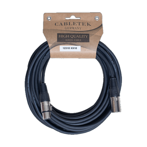כבל XLR באורך 10 מטר CABLETEK