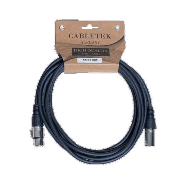 כבל XLR באורך 5 מטר CABLETEK